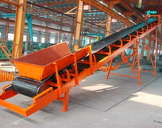 Rubber conveyor belt for limestone