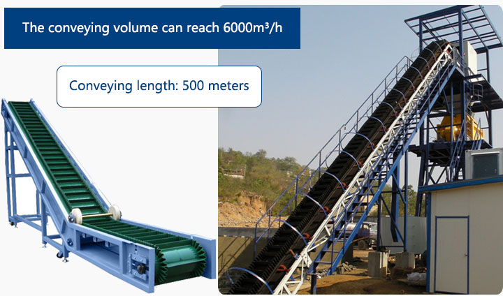 Features of Cleated belt conveyors