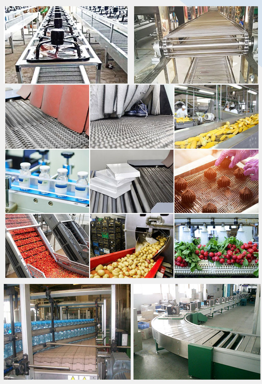 Chain conveyors use site