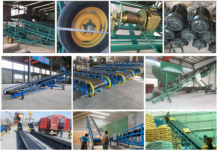 Mobile conveyor belt manufacturersProducts and accessories display