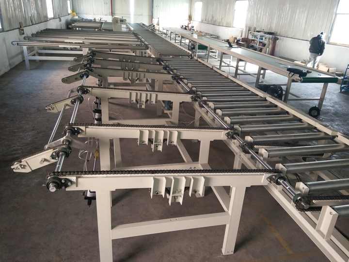 Chain driven roller conveyors